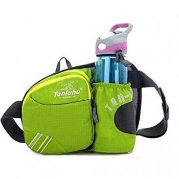 aogo louk Senderismo Repellent Riñonera bolsillo de caldera de agua bolsillos de viajes móviles bolsillos, verde