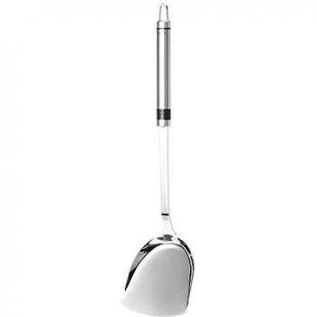 Brabantia 381461 - Espátula Tipo Wok, Acero, Color Gris y Negro