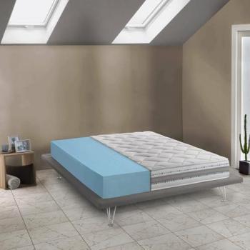 Colchón Individual Sophie - Memory Foam y Waterfoam, 80x190 cm, Hipoalergénico y Antiácaros, 100% Made in Italy