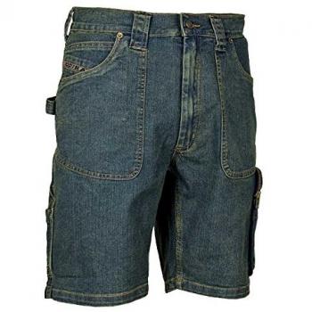 Bermuda de Jean Azul Havana T54-V157A - Pantalones Cortos de Trabajo, Tamaño 60