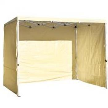 Pack 3 Laterales Lisos para Carpas Plegables 3x3 - Color Crema