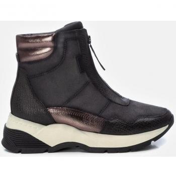 Botines Carmela para Mujer 161182 Color Gris con Cierre de Cremallera