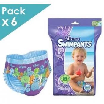 Libero - SwimPants Medium - 10 à 16 kg - Carton de 36 maillots de bain jetables
