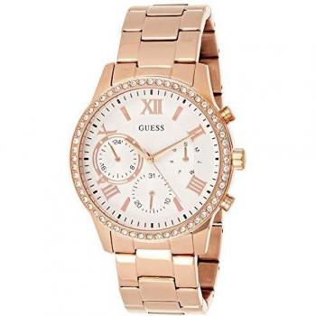 Guess Womens Analogue Classic Quartz Watch with Stainless Steel Strap W1069L3