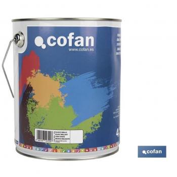 Esmalte Sintético Cofan (4 L) Blanco Brillo - Alta Calidad, Esmalte sintético al disolvente, disponible en una amplia gama de colores y tonalidades