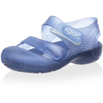 Igor Bondi, Sandalia con Pulsera Unisex niño, Azul