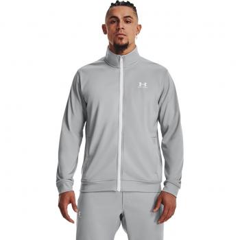 Under Armour Men's Sportstyle Tricot Half Zip Sweatshirt - Light Gray - XL
