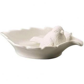 Hutschenreuther 02466 – 100102 – 24610 Green Garden Hojas Carcasa con pájaros, 13 cm