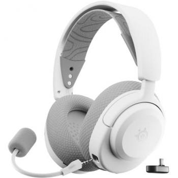 Auriculares Gaming Inalámbricos SteelSeries Arctis Nova 3X - Bluetooth, Autonomía de 40h, Compatible con Xbox y PC, Blanco