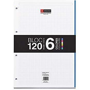 Miquel Rius 7439 - Bloc de notas A4, 120, 6 colores, 70 gramos