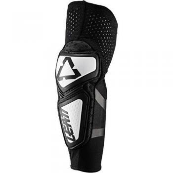 Leatt La codera Contour está diseñada con una Carcasa Dura y una Espuma de Impacto 3DF. Ofrece una excelente protección Unisex para Adultos, Blanco, Negro, S/M.
