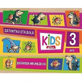 KIDS GILTZA 3 URTE BIGARREN HIRUHILEKOA - 9788483782743