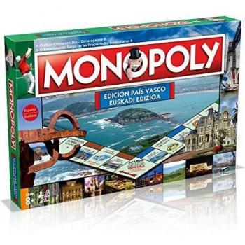 Monopoly País Vasco / Euskadi . Juego de Mesa - Versión bilingüe en Castellano y Euskera.