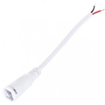 Cable de Conexión Jack Hembra para Tira LED 12V Blanco
