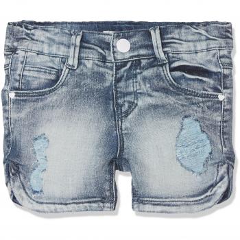 NAME IT Nkfsalli Dnmtara 1002 Shorts Noos, Pantalones Cortos para Niñas, Azul