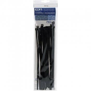 Bridas de nailon alta calidad 200x4,8mm color negro (blister 25 unidades)