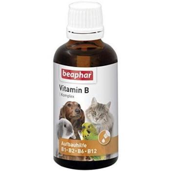 Beaphar Vitamina B Complex para Perros y Gatos - Pack Doble 2 x 50 ml