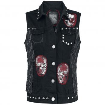 Rock Rebel by EMP Overkill Chaleco Mujer Negro XL