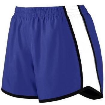 Augusta Sportswear para Mujer Junior Ajuste Pulse Team Corto, Mujer, Color Purple/White/Black, tamaño Medium
