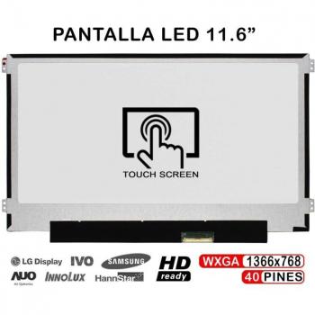 Pantalla LED táctil de 11.6 para portátil B116XAK01.0 40 pines
