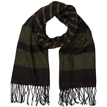Barts Twan Scarf Bufanda, Negro
