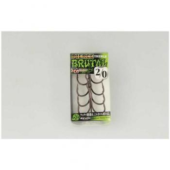 Anzuelo Ryugi HPB074 Pierce Brutal Treble Hooks Tamaño 2/0