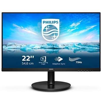 PHILIPS V Line 222V8LA/00 Monitor de Computadora 54.6 cm (21.5) 1920 x 1080 Pixeles Full HD LCD Negro