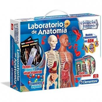 Clementoni - Laboratorio de Anatomía - juego científico par aprender el cuerpo humano, a partir de 8 años, juguete en español