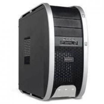 Caja Ordenador SEMITORRE ATX Phoenix 3806 Gaming 2 USB HD Audio. Negro Y Plateado con Lector Tarjetas SIN Fuente