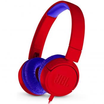 JBL JR300 - Auriculares supraaurales para niños, color rojo