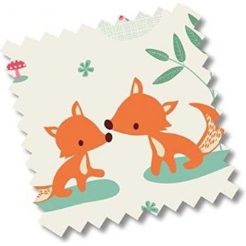 millemarille 5112 funda para cojín de lactancia, 195 cm, Sweet Foxes