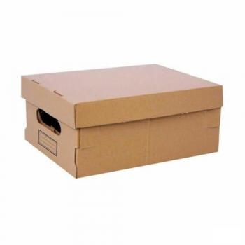 Caja de Almacenaje con Tapa Confortime Cartón 30 x 22,5 x 12,5 cm (12 Unidades)