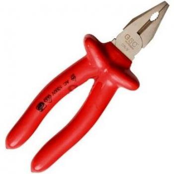 GSC GS2357 Alicate Universal Aislante CR-V 180 mm, Rojo