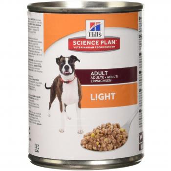 Hills Adult Light con Pollo Lata 370 grs. Science Plan para perros