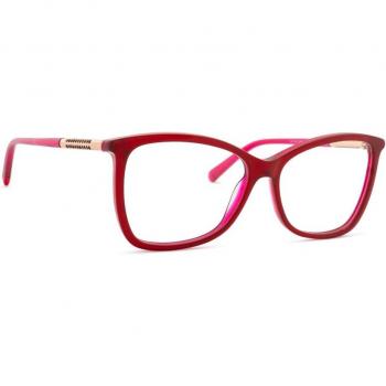 Swarovski Red Women's One Size Plastic Butterfly Optical Glasses