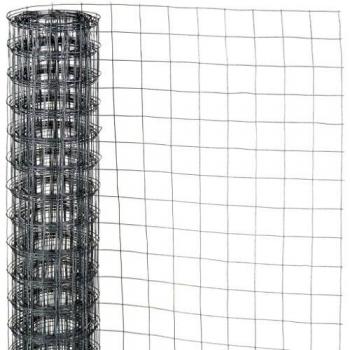 Nature Valla Tela Metalica Alambrada Cuadrada Gris 0.5x5m Cercado y Paneles