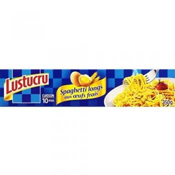 Lustucru Espagueti Largo Con Los Huevos Cuesta 250G Paquete