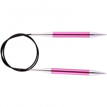 Knit Pro Zing Fija de Tejer Circulares, Aluminio, Multicolor, 80 cm x 12.00 mm