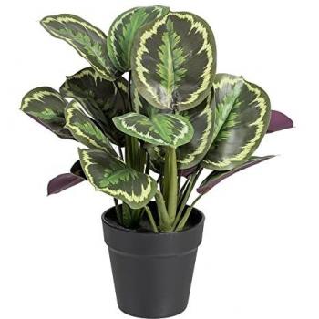 Planta Decorativa Verde PVC 37 x 37 x 41 cm - Fácil Cuidado del Hogar