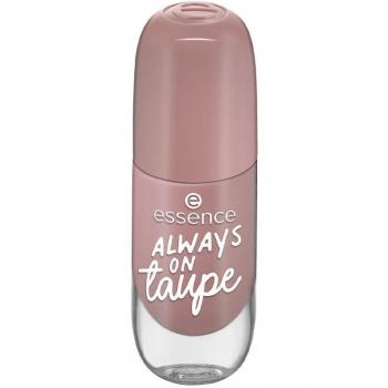 Essence Gel Nail Colour No. 37 Always On Taupe (8 ml), Grey, Express Result, Long-Lasting, Colour-Intense, Shiny, No Acetone, Vegan, Microplastic Particles Free