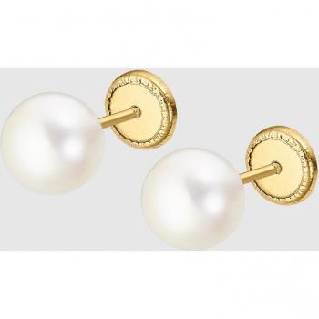 Pendientes Perla Time Road Hin00001/6 Oro 9K, Infantil