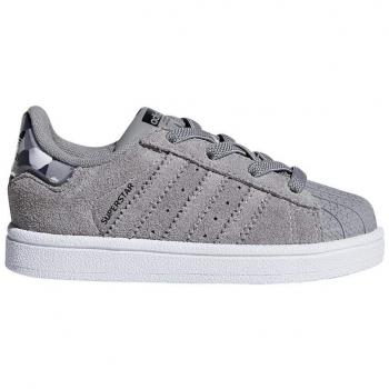 Adidas Superstar El I, Zapatillas de Estar por casa Unisex niños, Gris