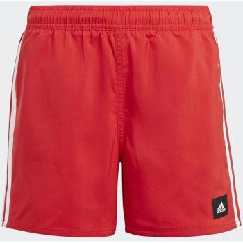Pantalón corto Adidas 3 Bandas para hombre en color rojo