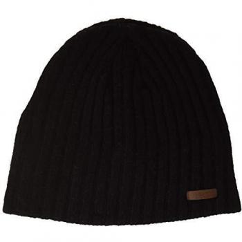 Barts Haakon Lambswool Knit Hat - Black - Men's One Size Beanie