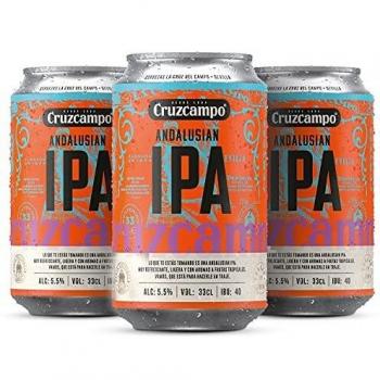 Cruzcampo cerveza Andalucian IPA pack 24 latas 33cl - 7920 ml