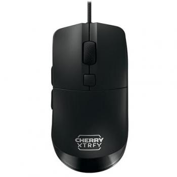 Ratón óptico gaming Cherry Xtrfy M50 negro, ergonómico, ligero y cableado con 5 perfiles en memoria