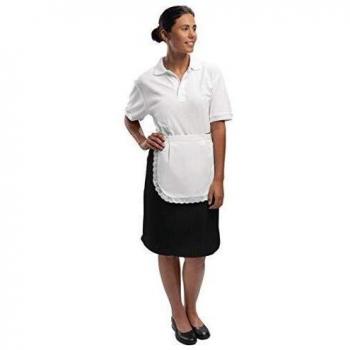 Whites Chefs Apparel B740 camarera delantal, color blanco