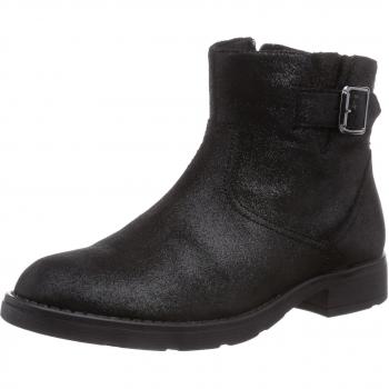 Geox JR Sofia A, Botines para Niñas, Schwarz