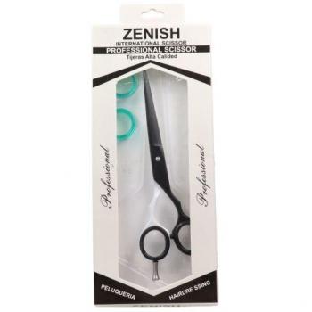 Zenish Tijera Profesional Metal Blanco Negro 6