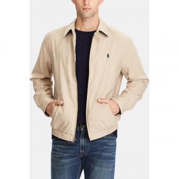 Polo Ralph Lauren Men's BI-Swing Microfiber Windbreaker Jacket in Khaki